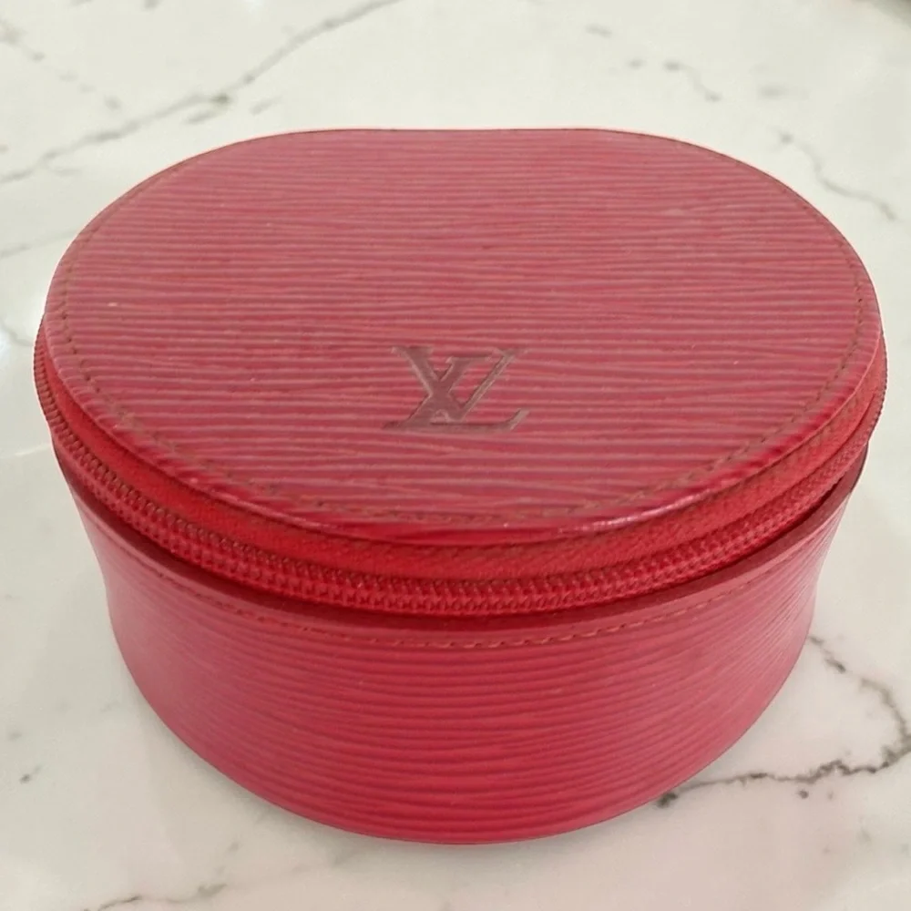Louis Vuitton Epi Ecrin Bijoux Leather Jewelry Travel Case 😍❤️